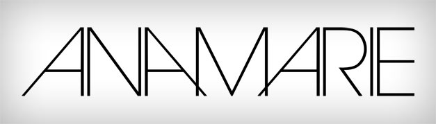 anamarie cd cover logo artistic liquid